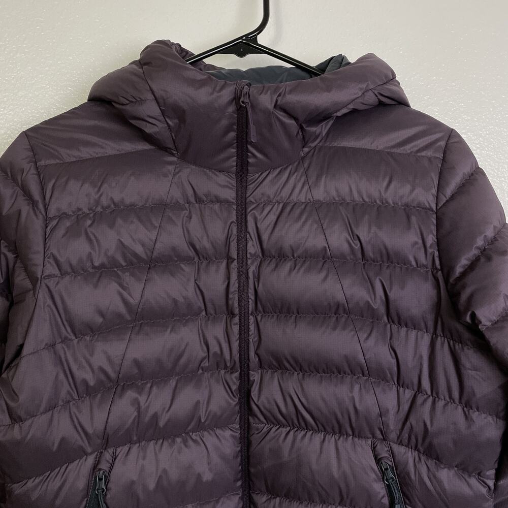 Mountain Hardwear Jacket Womens Small Hooded Down Puffer Coat Warm Outdoor - Picture 3 of 10